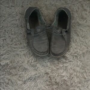 Hey Dude Women's Slip-On Loafers in Gray